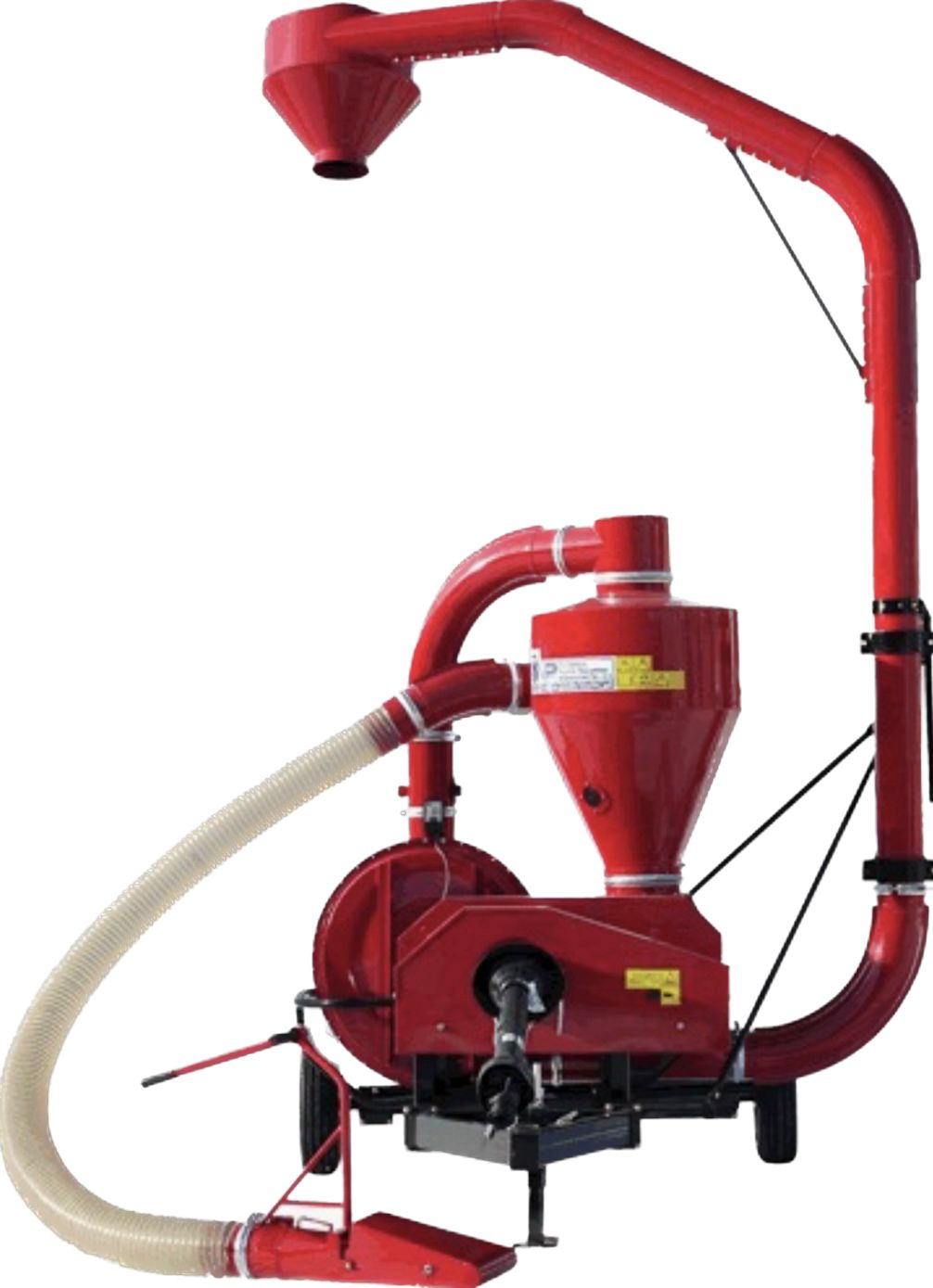 Transportor pneumatic T449, actionat la priza tractorului 25tone/ora