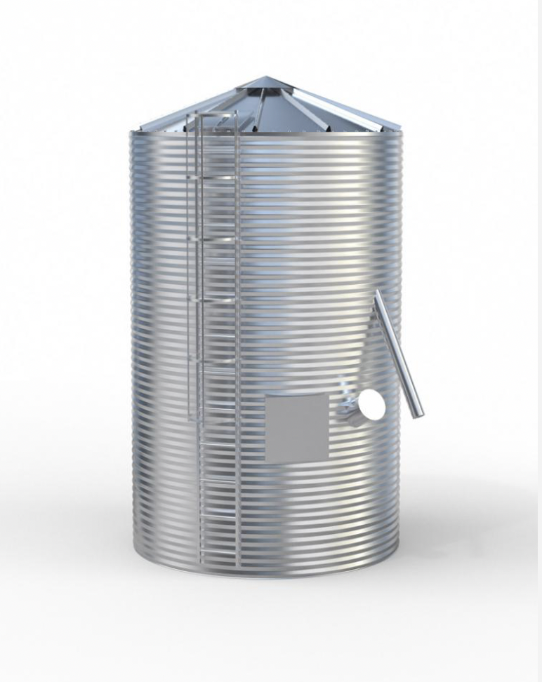 Siloz cereale cu baza plana 120tone