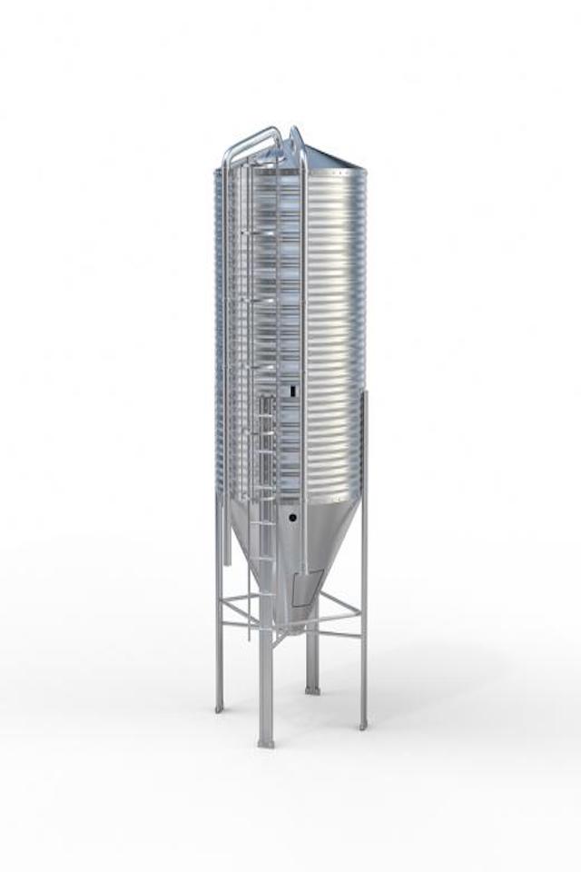 Siloz furaje cu baza conica 60grade, 11tone