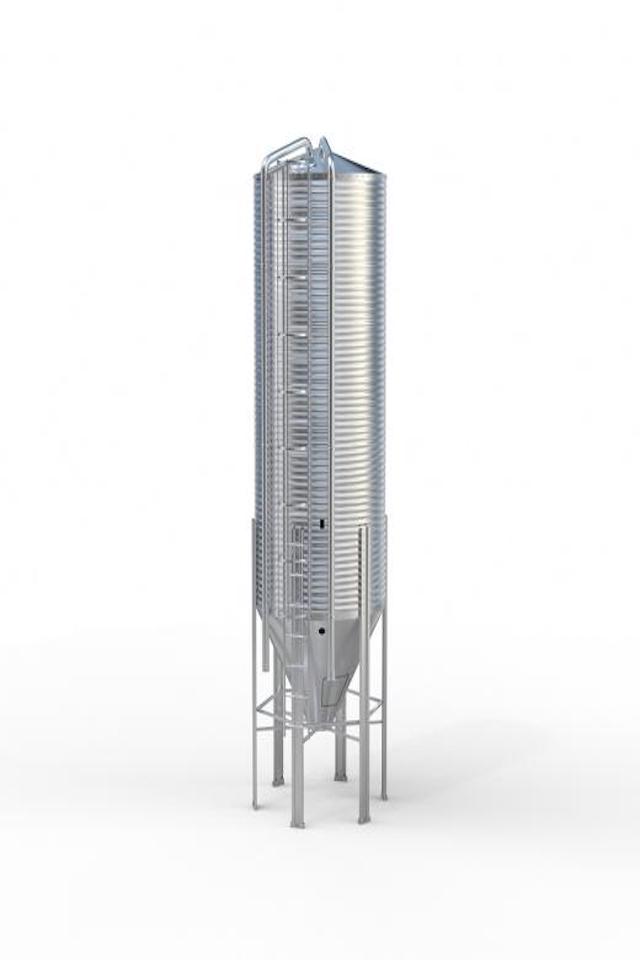 Siloz furaje cu baza conica 60grade, 17tone